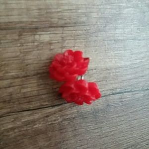 Butterfly Flower Stud Earrings